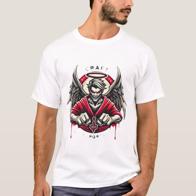 Camiseta Devil Angel-Eagle Hybrid Emblem (Anverso)