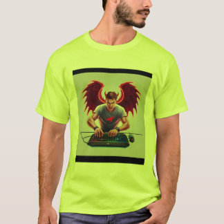 Camiseta Devil Angel Gamer Tee - Desata Tus Poderes Dobles