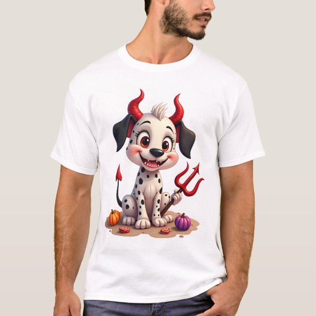 Camiseta Devil Dalmatian Mischief (Anverso)