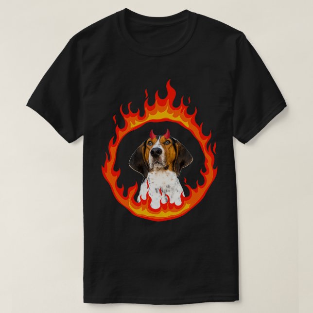 Camiseta Devil Dog Treg Walker Coonhound (Diseño del anverso)