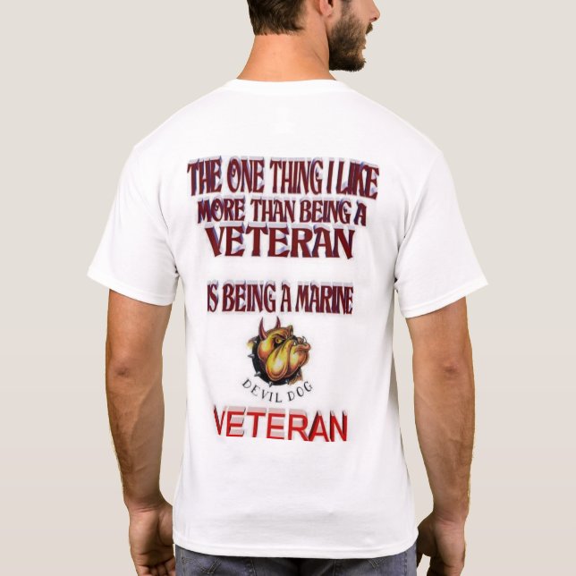 CAMISETA DEVIL DOG VETERAN (Reverso)