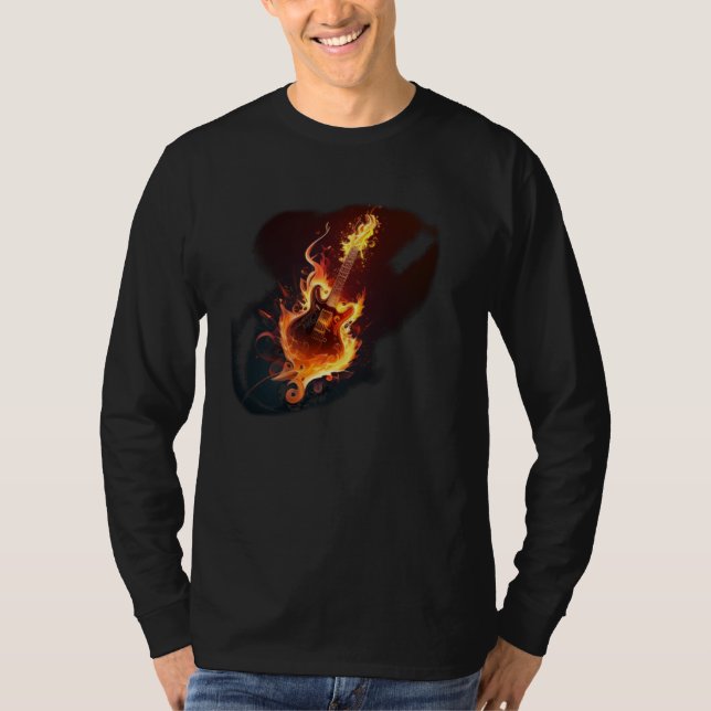Camiseta Devil Guitar for Rock n Roll (Anverso)