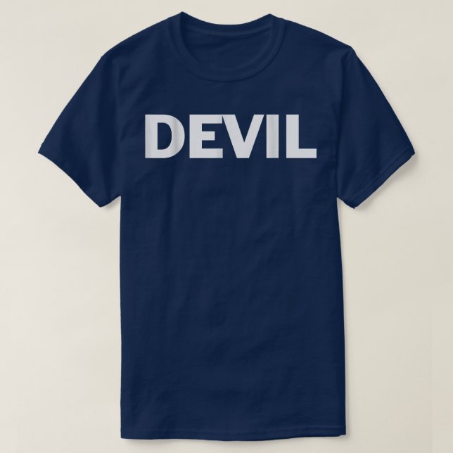 Camiseta Devil Lazy Halloween Costume Funny T 1752 (Diseño del anverso)