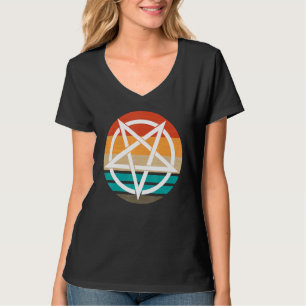 Camiseta Devil retro pentagram 666