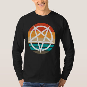 Camiseta Devil retro pentagram 666