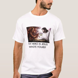 Camiseta Devil_vs_Jesus, MI HÉROE ES JESÚS…