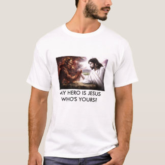 Camiseta Devil_vs_Jesus, MI HÉROE ES JESÚS…