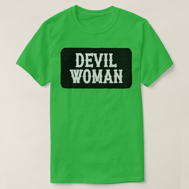 CAMISETA DEVIL WOMAN (Diseño del anverso)