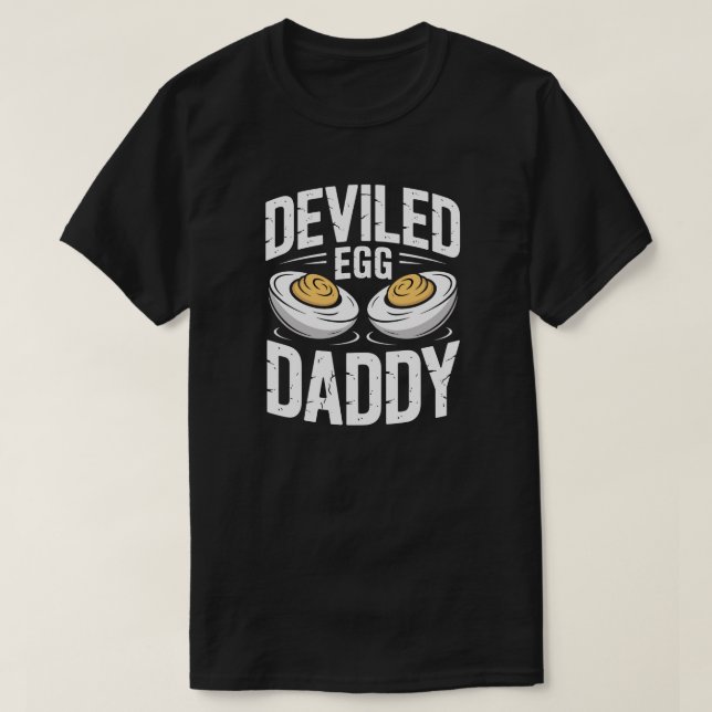 Camiseta Deviled Egg Daddy Thanksgiving Shirt – Funny Pun H (Diseño del anverso)