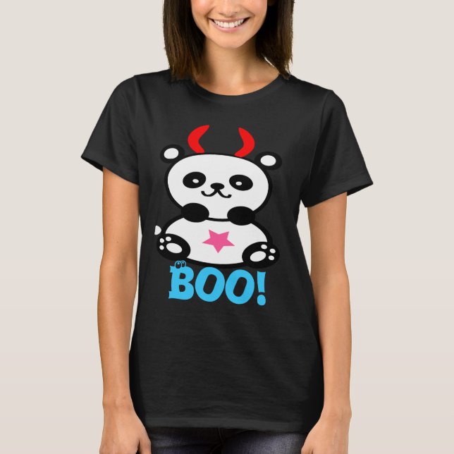 Camiseta ♫♥Devilish Cute Baby-Panda Burnout T-Shirt (Fit)♥♪ (Anverso)