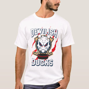 Camiseta Devilish Ducks Mighan Ducks Baseball