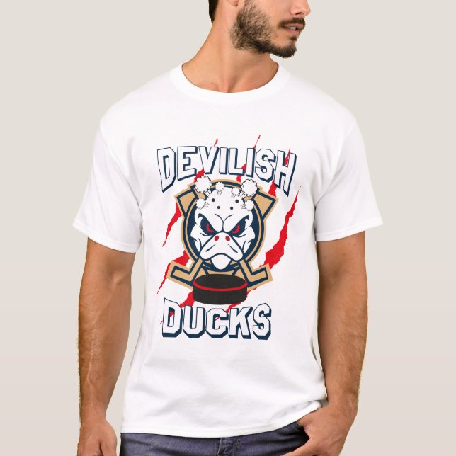 Camiseta Devilish Ducks Mighan Ducks Baseball (Anverso)