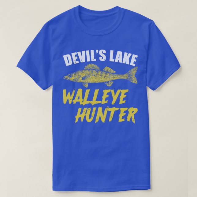 Camiseta Devils Lake Walleye Hunter (Diseño del anverso)