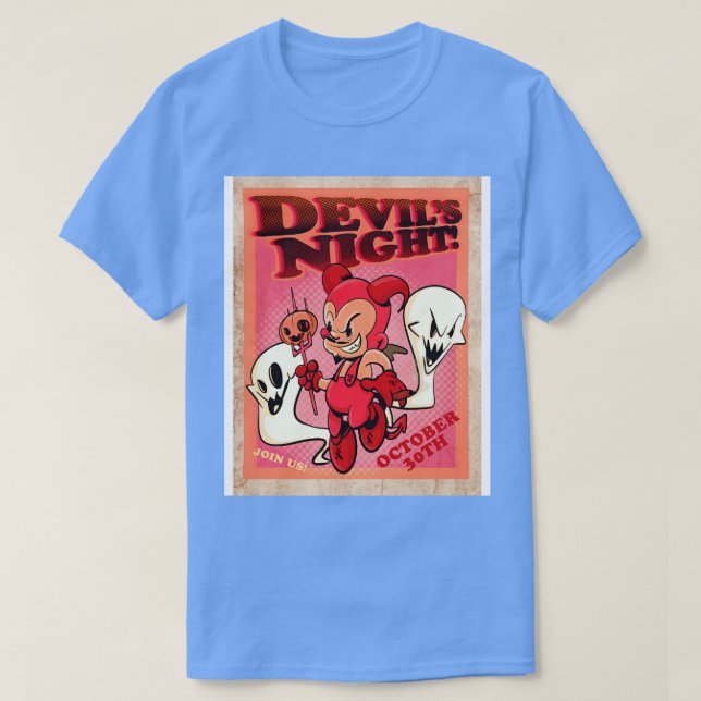 Camiseta Devils Night (Diseño del anverso)