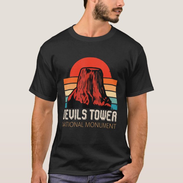 Camiseta Devils Tower National Monument Souvenir Wyoming Su (Anverso)