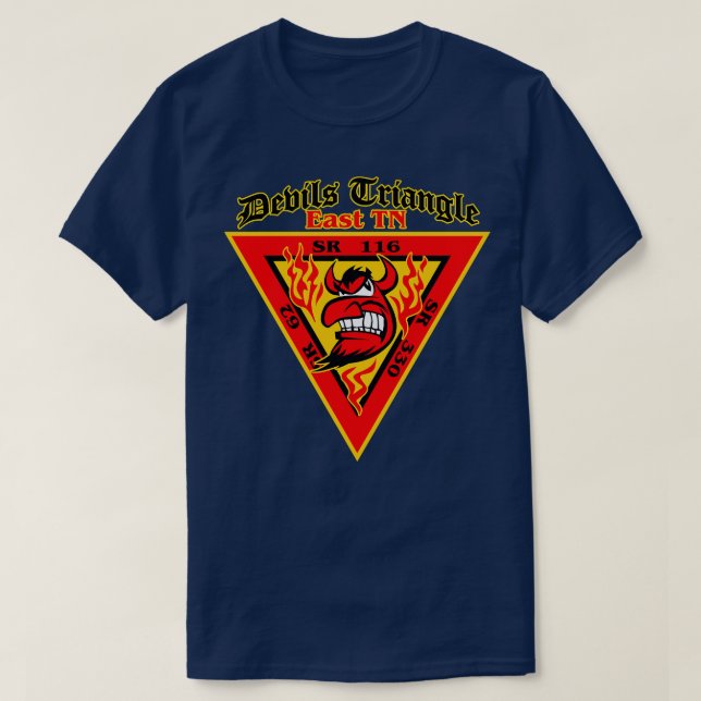 Camiseta Devils Triangle Tennessee (Diseño del anverso)