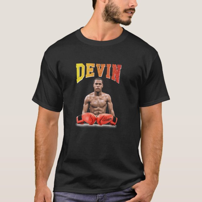 Camiseta Devin Haney Boxer Fighter (Anverso)