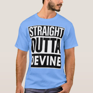Camiseta Devine Name Straight Outta Devine