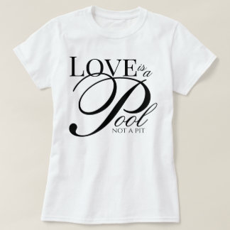 Camiseta Devoción al guión estético El amor es una piscina,