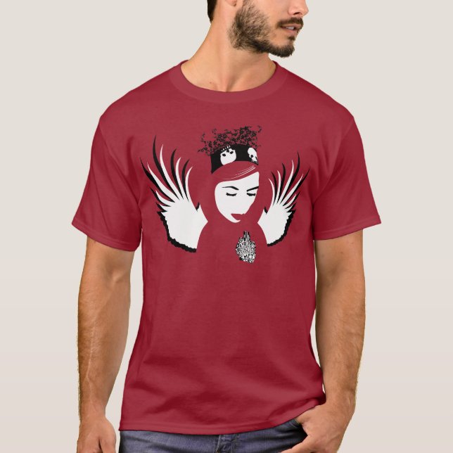 Camiseta devoción condenada: ángel perdido (Anverso)