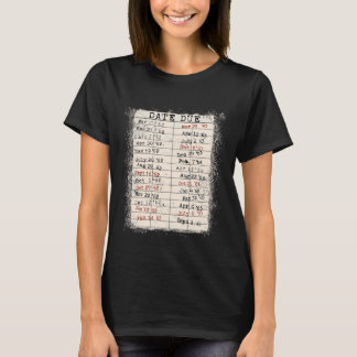 Camiseta Devolver al libro de la biblioteca Tarjeta de bibl