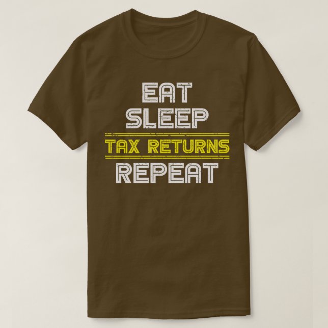 Camiseta Devolver impuestos de sueño (Diseño del anverso)