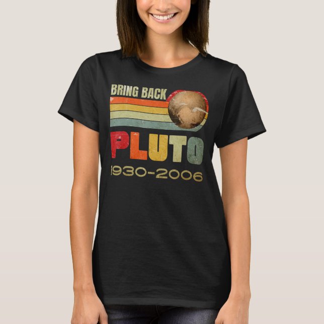 Camiseta Devolver Plutón Nunca Olvidar Plutón recordar Plut (Anverso)
