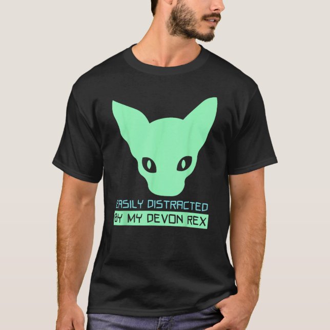 Camiseta Devon Rex Cat (Anverso)