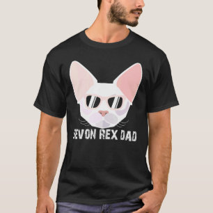 Camiseta Devon Rex Cat Dad Fathers Day Guay Cat