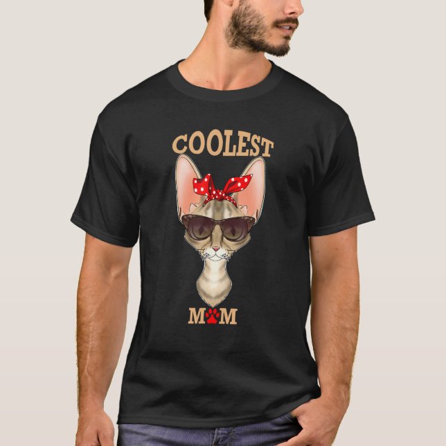 Camiseta Devon Rex Cat Mom I Devon Rex Cat Mom I Devon Rex  (Anverso)