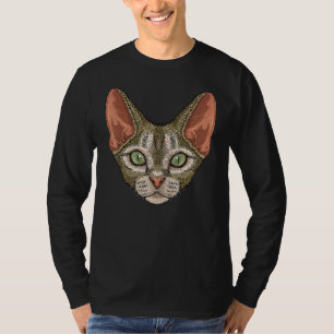 Camiseta Devon Rex Face Cute Devon Rex Cat Rex Animal