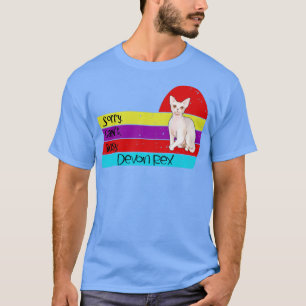 Camiseta Devon Rex gato lamento no poder estar ocupado