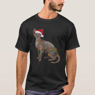 Camiseta Devon Rex Navidades enciende Navidad Gente Enamora
