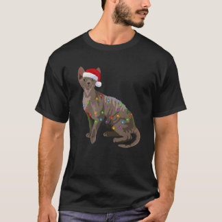Camiseta Devon Rex Navidades enciende Navidad Gente Enamora