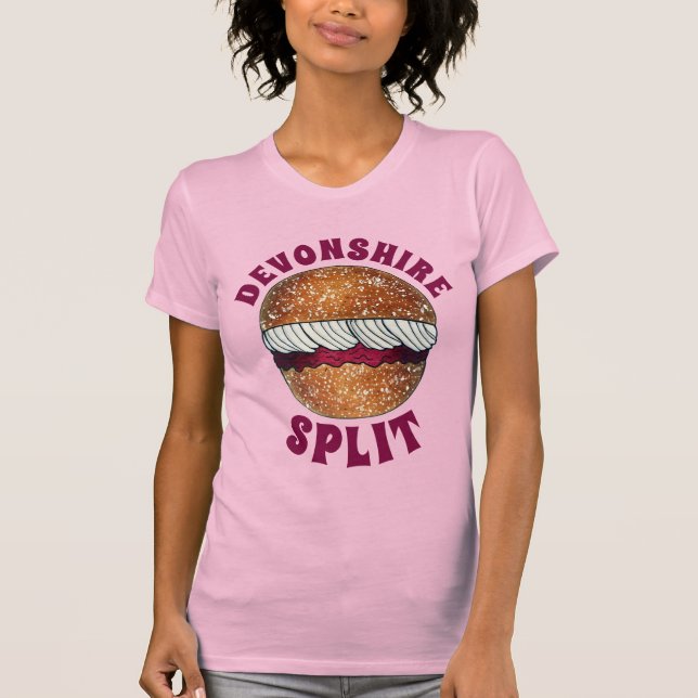 Camiseta Devonshire Split British Pastry Pastries UK Baking (Anverso)