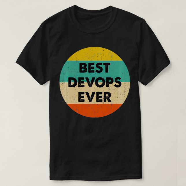 Camiseta Devops Best Devops Ever Pullover (Diseño del anverso)
