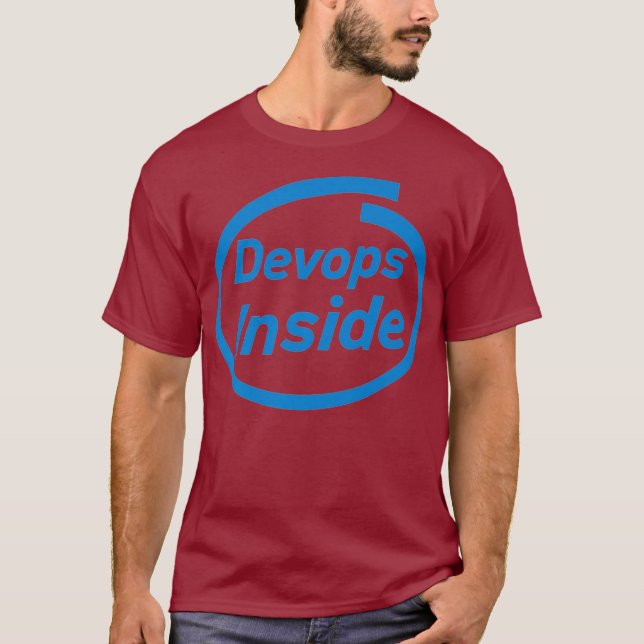 Camiseta Devops Inside divertido programador desarrolla sof (Anverso)