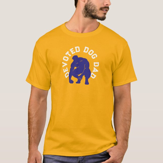 Camiseta Devoto Papá Perro Sexy Recoge Caca   (Anverso)