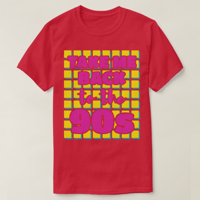 Camiseta Devuélveme a los años 90 1 (Diseño del anverso)