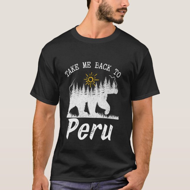 Camiseta Devuélveme A Perú Vintage Peru Vacation (Anverso)