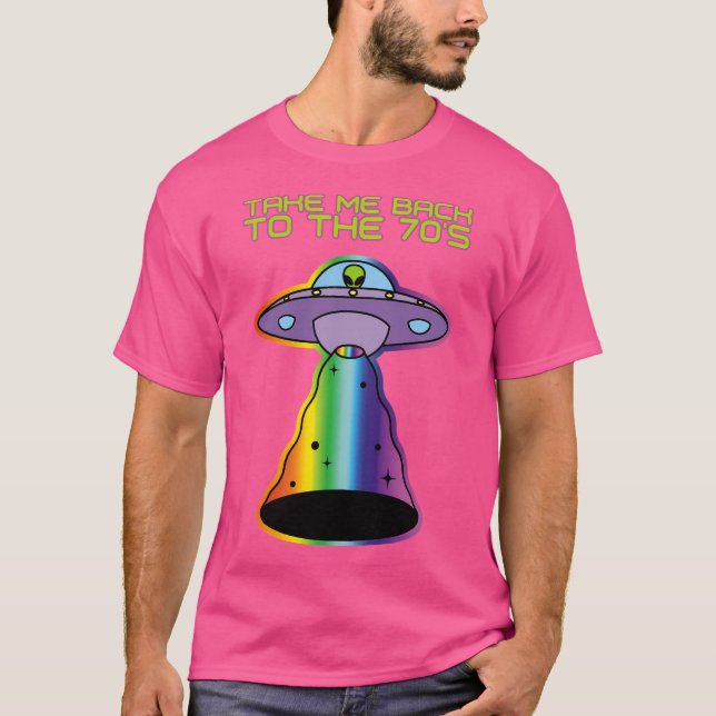 Camiseta Devuélveme Al Ufo Volador De Los 70 (Anverso)