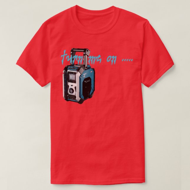 Camiseta devuélveme Makita Radio (Diseño del anverso)