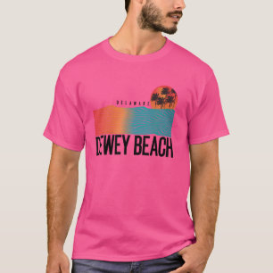 Camiseta Dewey Beach Delaware Hombres Mujeres Surfistas