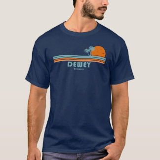 Camiseta Dewey Beach Delaware Sun Palm Trees