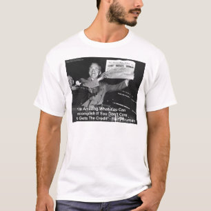Camiseta Dewey Beats Truman Graciosos Regalos Tees Botones 