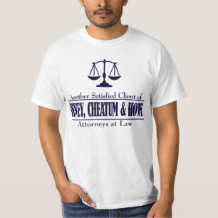 Camiseta Dewey, Cheatum, y Howe