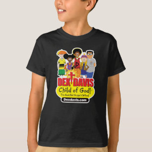 Camiseta "Dex n' Friends" de niño (colores oscuro