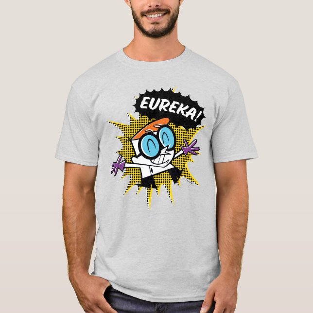 Camiseta Dexter "¡Eureka!" Gráfico de llamadas de semitono (Anverso)