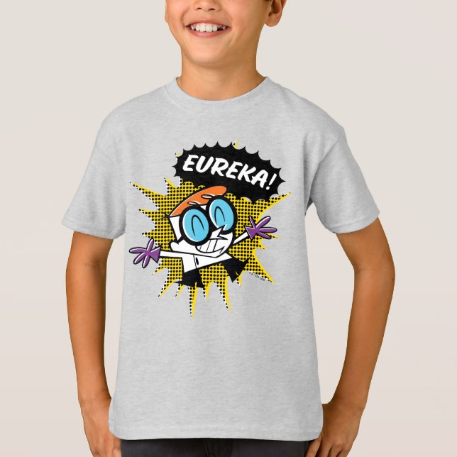 Camiseta Dexter "¡Eureka!" Gráfico de llamadas de semitono (Anverso)