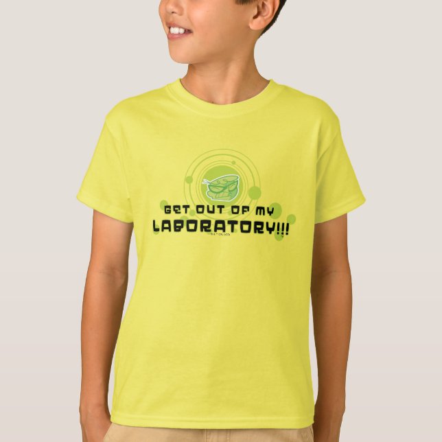 Camiseta Dexter - ¡¡¡Sal De Mi Laboratorio!!! (Anverso)